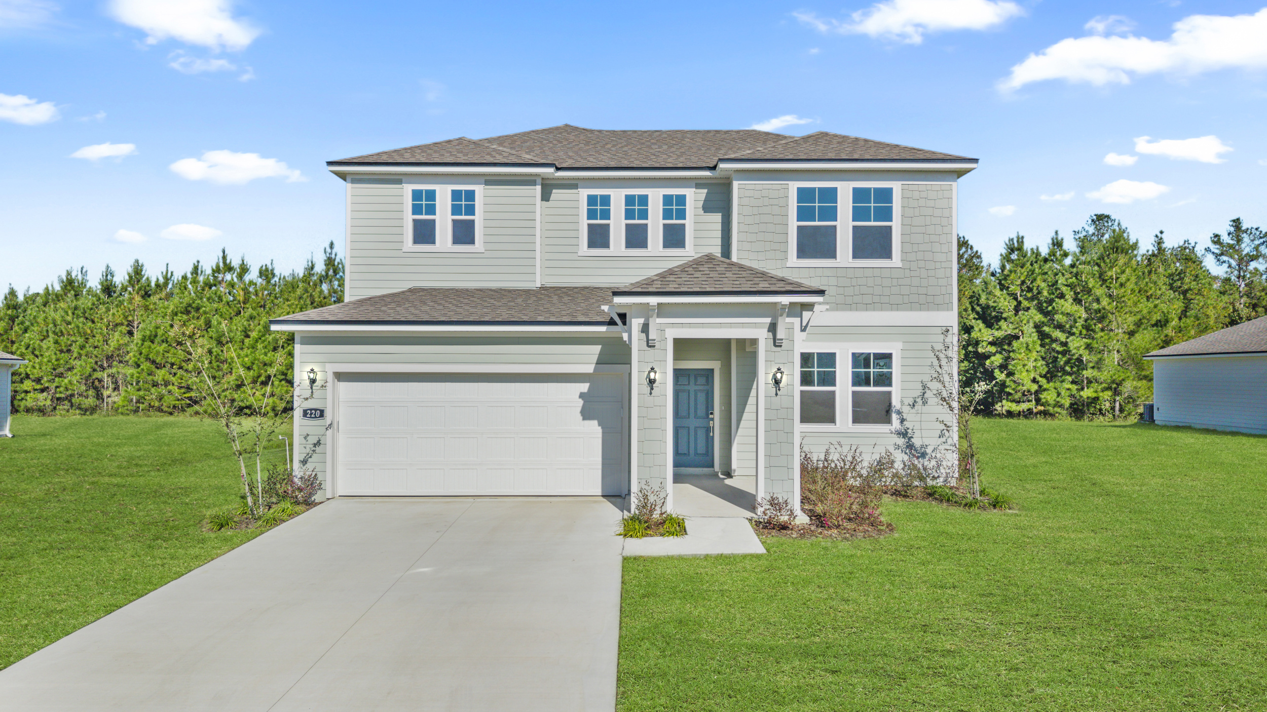 Lot 527 Front Exterior at NorthShore in Kingsland