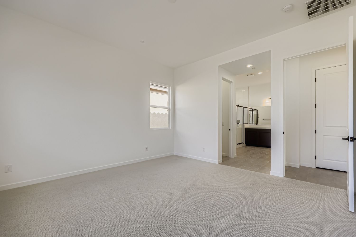 A room with white walls.