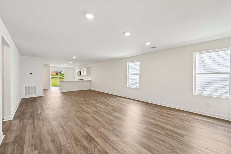 A large empty room.