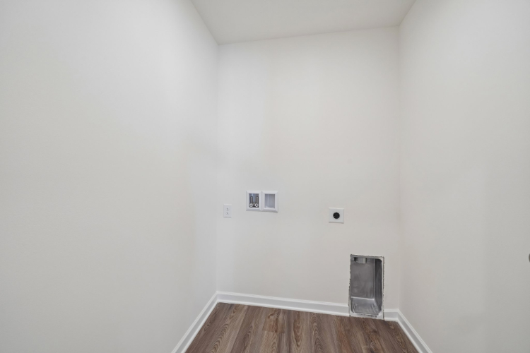 A room with white walls.