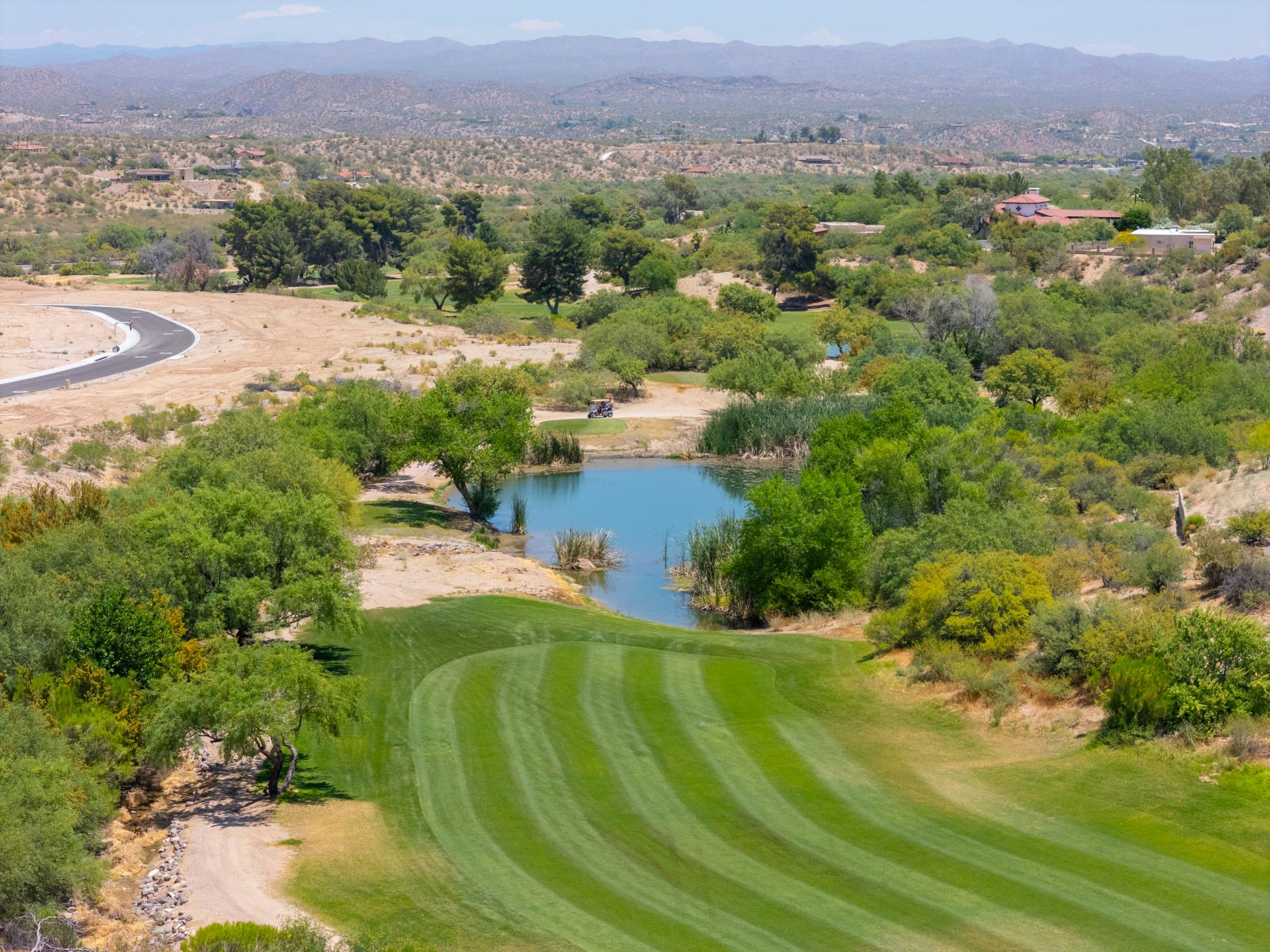 A river running through a valley.