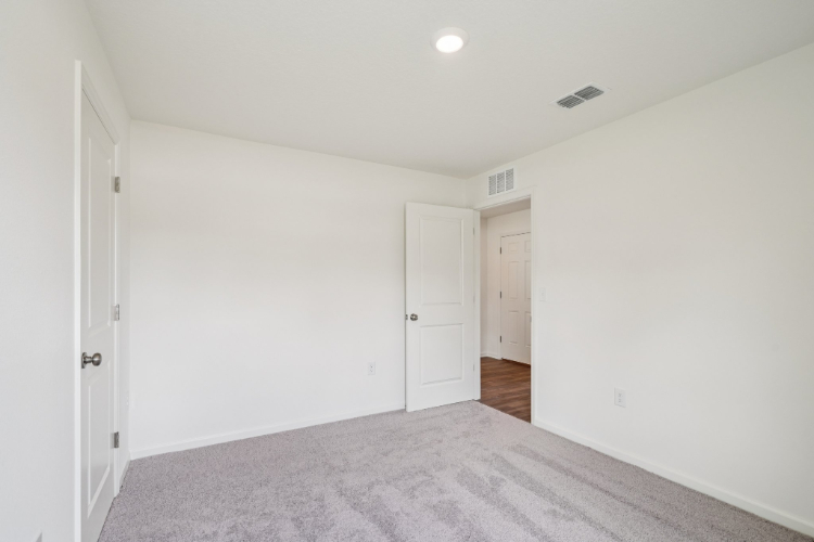 A room with white doors.